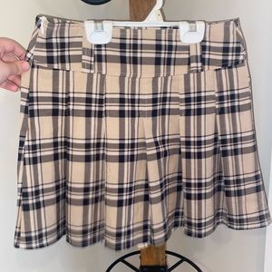 Plaid skirt